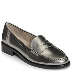 Aerosoles Main Dish Loafer, Dark Silver Metal