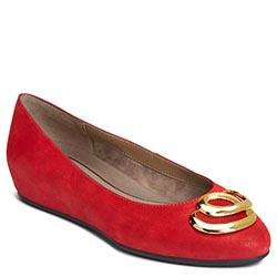 Aerosoles Metro Park Flat, Red Suede