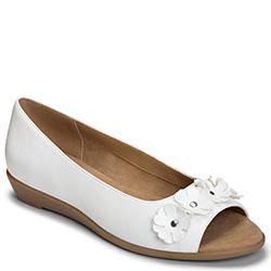Aerosoles At Long Last Flat, White