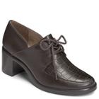 Aerosoles Endearing Oxford Shoe, Dark Brown Crocco