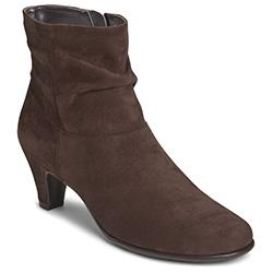 Aerosoles Red Light Bootie, Brown Fabric