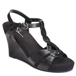 Aerosoles Stone Plush Wedge Sandal, Black