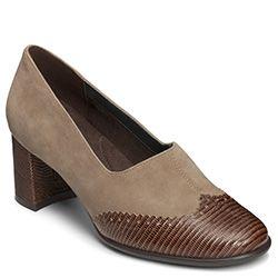 Aerosoles Boxwood Oxford Heel, Taupe Suede