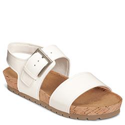 Aerosoles Compass Closed-toe Sandal, White