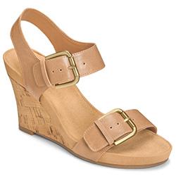 Aerosoles Mega Plush Wedge, Tan