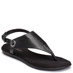 Aerosoles Conchlusion Sandal, Black Exotic