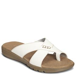 Aerosoles Adjustment Closed-toe Sandal, White