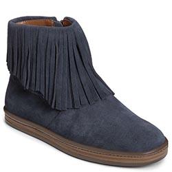 Aerosoles Good Fun Bootie, Blue Suede/leather