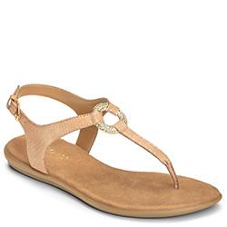 Aerosoles Chlass Ring Sandal, Light Tan Snake