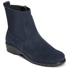 Aerosoles Madison Boot, Blue Suede/leather