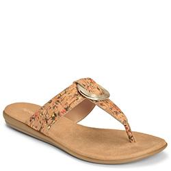 Aerosoles Supper Chlub Thong Sandal, Floral Cork