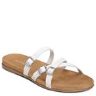 Aerosoles Disc E Business Closed-toe Sandal, White Snake