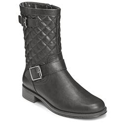 Aerosoles Take Pride Boot, Black Quilted