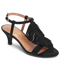 Aerosoles Charade Closed-toe Sandal, Black Suede