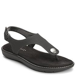 Aerosoles Be Cool Thong Sandal, Black Snake