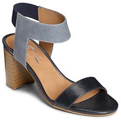 Aerosoles High Hat Heeled Sandal, Blue