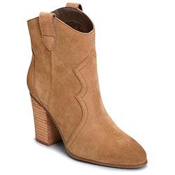 Aerosoles Lincoln Square Heel, Tan Suede