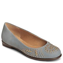 Aerosoles Becxtreme Ballet Flat, Mid Blue Nubuck