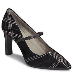 Aerosoles Tax Return Pump, Black Suede