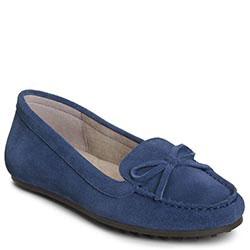 Aerosoles Long Drive Flat, Blue Suede