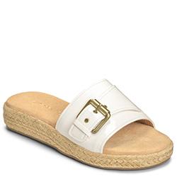 Aerosoles Glorify Closed-toe Sandal, White Patent