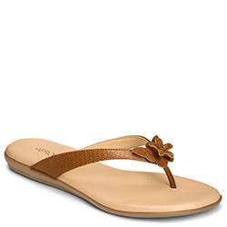 Aerosoles Branchlet Thong Sandal, Dark Tan