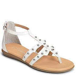 Aerosoles Social Chlub Closed-toe Sandal, White