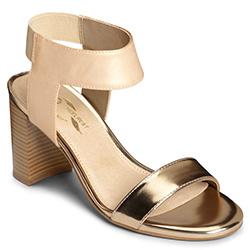 Aerosoles High Hat Heeled Sandal, Gold