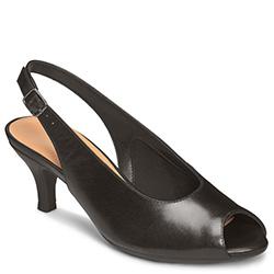 Aerosoles Escapade Heel, Black Leather