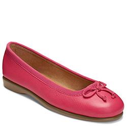 Aerosoles Fashionista Ballet Flat, Dark Pink Leather