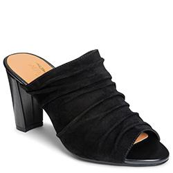 Aerosoles Open Road Heel, Black Suede