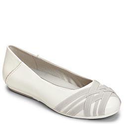 Aerosoles Spin Cycle Flat, White