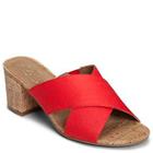 Aerosoles Midday Sandal, Red Fabric