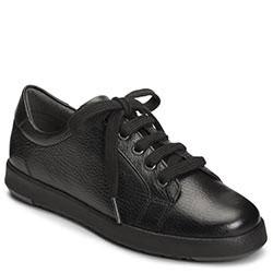 Aerosoles Ships Log Sneaker, Black Leather