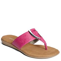 Aerosoles Nice Save Thong Sandal, Pink Snake