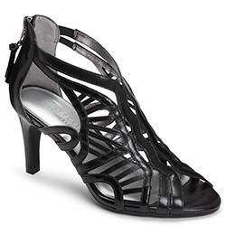 Aerosoles Flambe Sandal, Black Leather