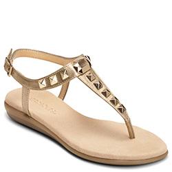 Aerosoles Chlose Together Closed-toe Sandal, Gold Metallic