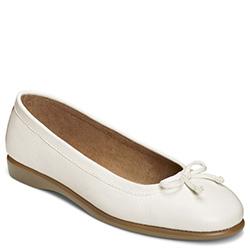 Aerosoles Fashionista Ballet Flat, White