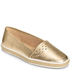 Aerosoles Fun Times Flat, Soft Gold Leather