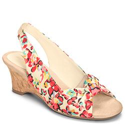 Aerosoles Zen Garden Wedge, Bone Floral