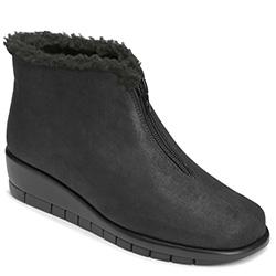 Aerosoles Nonchalant Bootie, Black Fabric
