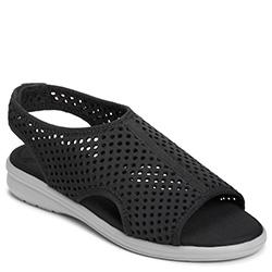 Aerosoles Great Day Closed-toe Sandal, Black Fabric