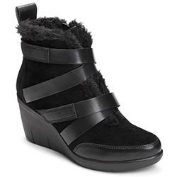 Aerosoles Interview Wedge Boot, Black Suede