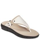 Aerosoles Wip About Thong Sandal, White Combination