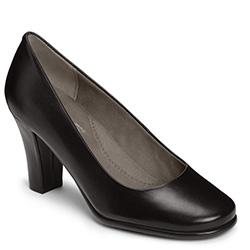 Aerosoles Major Role Pump, Black Leather