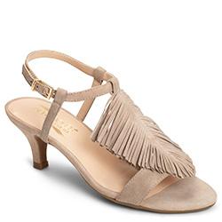 Aerosoles Charade Closed-toe Sandal, Bone Suede