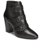 Aerosoles Square Away Boot, Black Leather