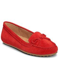 Aerosoles Long Drive Flat, Red Suede