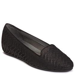 Aerosoles Cosmetology Flat, Black Nubuck