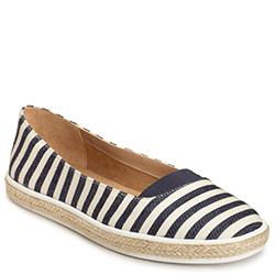 Aerosoles Funny Bone Flat, Navy Stripe